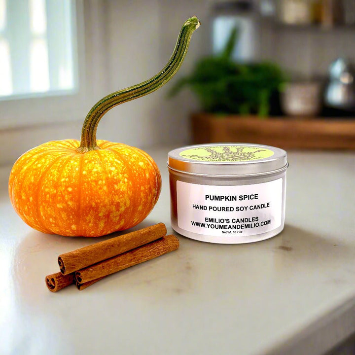 Pumpkin Spice Soy Candle - You Me and Emilio