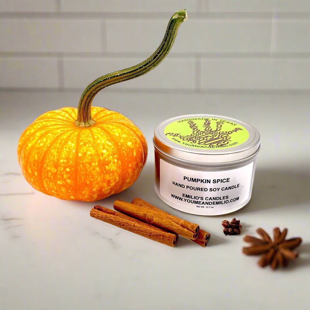 Pumpkin Spice Soy Candle - You Me and Emilio