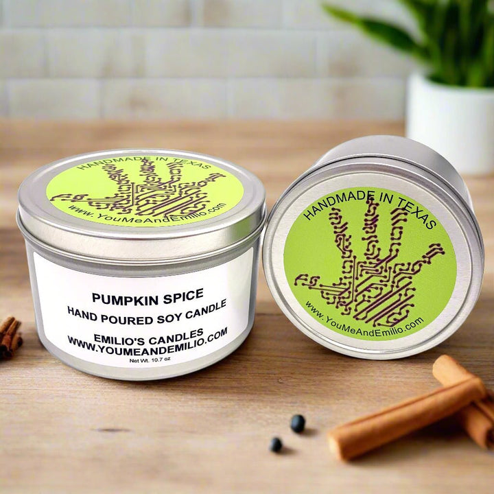 Pumpkin Spice Soy Candle - You Me and Emilio