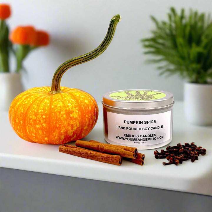 Pumpkin Spice Soy Candle - You Me and Emilio