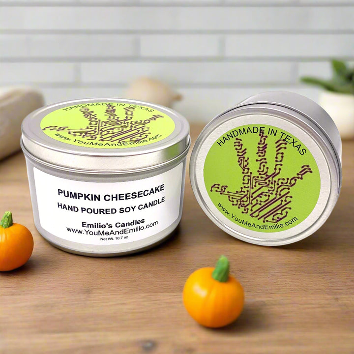 Pumpkin Cheesecake Soy Candle

Indulge your senses with the luxurious and irresistible aroma of our Pumpkin Cheesecake Soy Candle, a decadent fragrance that will fill your space with the comforting scent of a freshly baked dessert. This exquisite candle is crafted to capture the delightful essence of a rich and creamy cheesecake, blending warm, spicy, and sweet notes to create a welcoming and indulgent ambiance in your home.