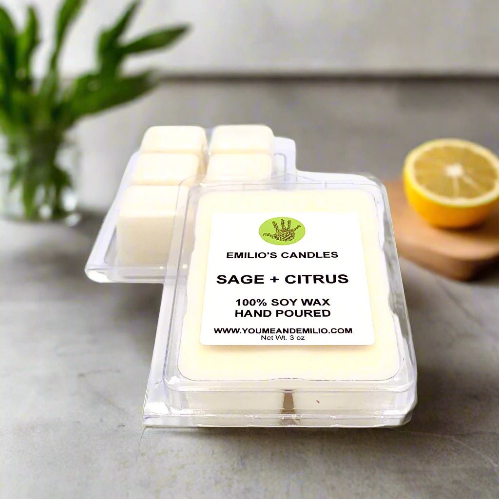 Sage & Citrus Soy Wax Melts - You Me and Emilio