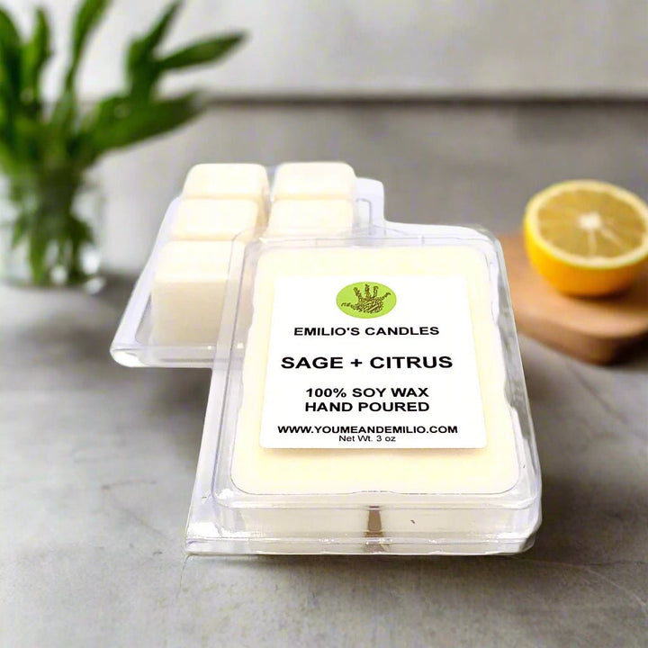 Sage & Citrus Soy Wax Melts - You Me and Emilio