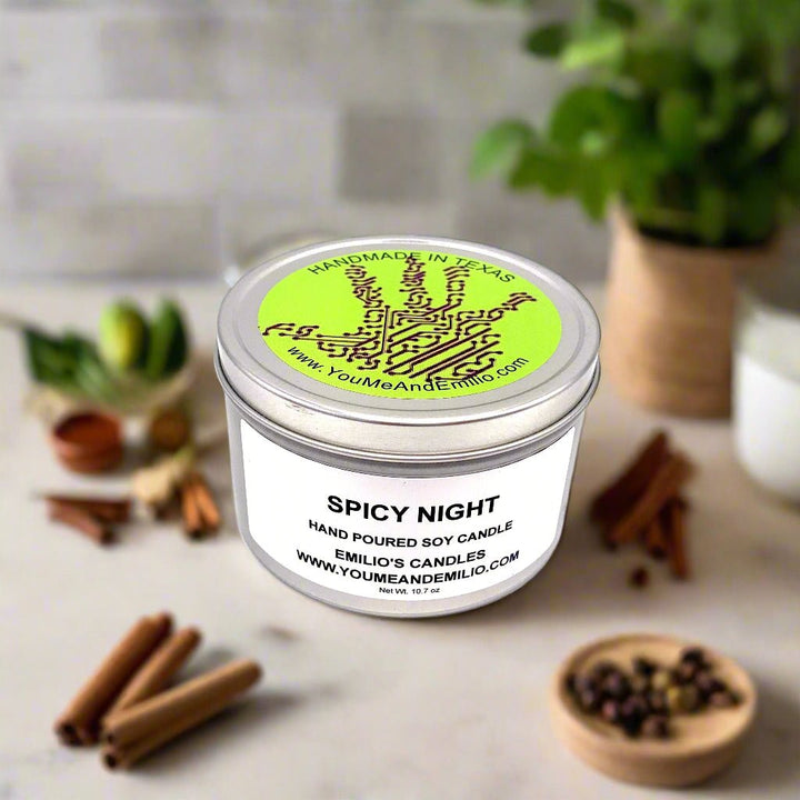 Spicy Night Soy Candle - You Me and Emilio