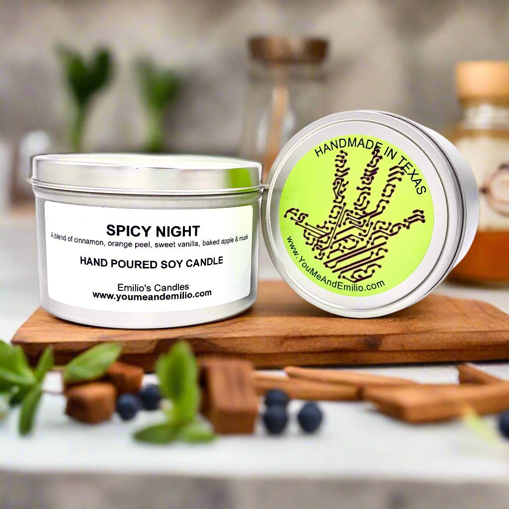 Spicy Night Soy Candle - You Me and Emilio