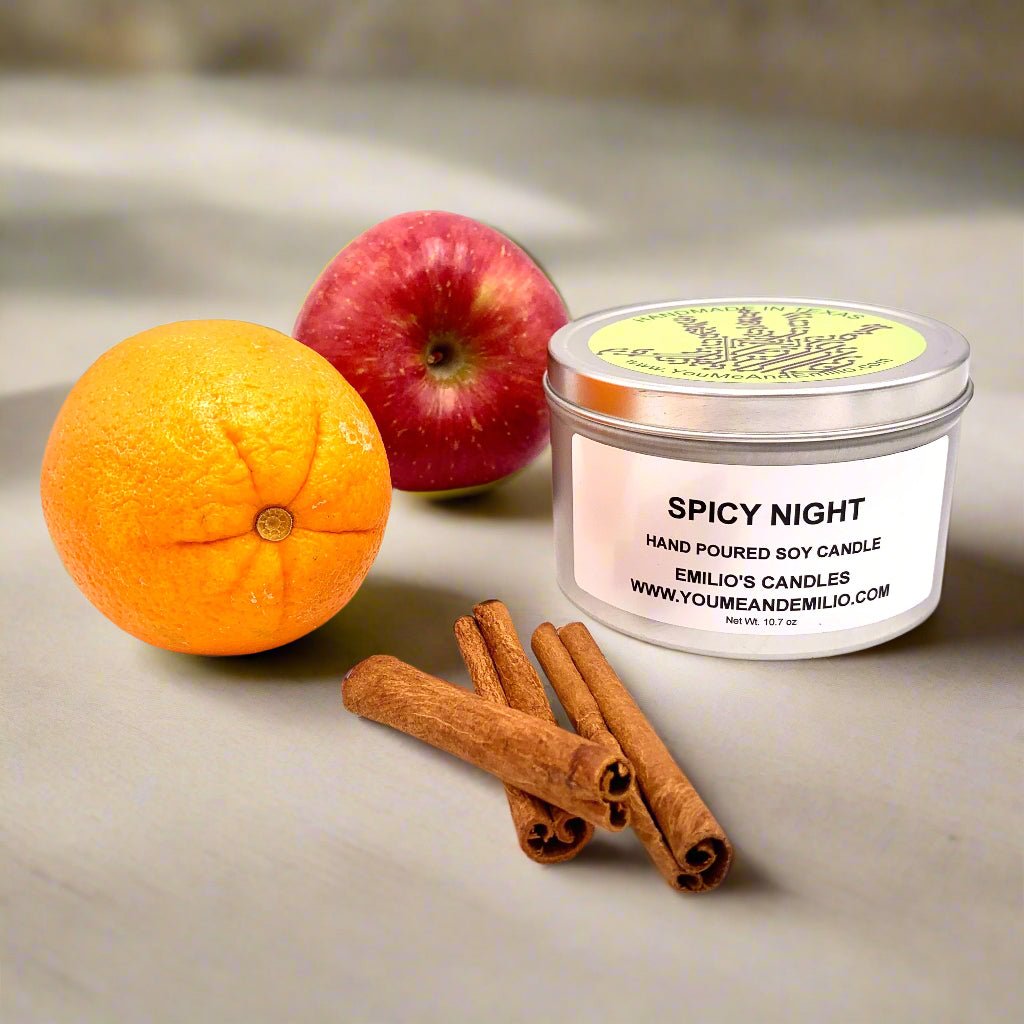 Spicy Night Soy Candle - You Me and Emilio