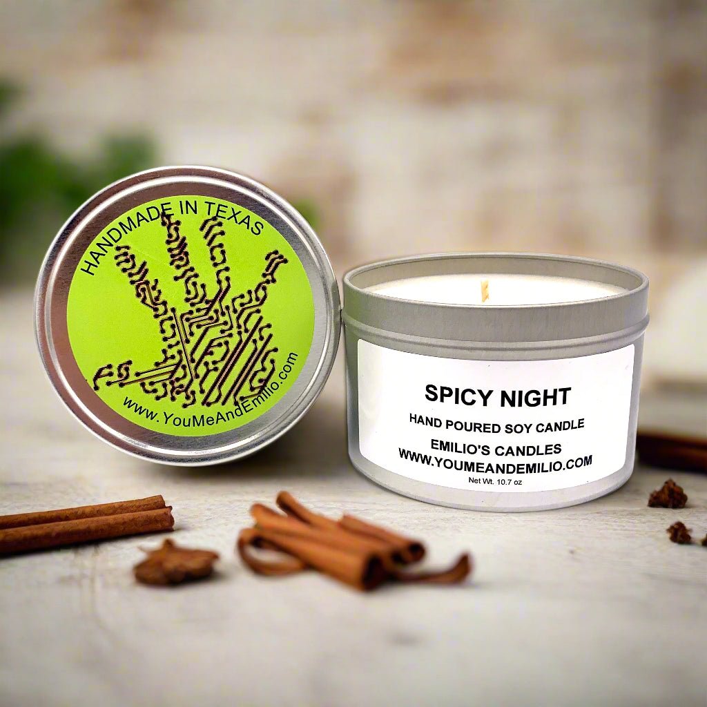 Spicy Night Soy Candle - You Me and Emilio