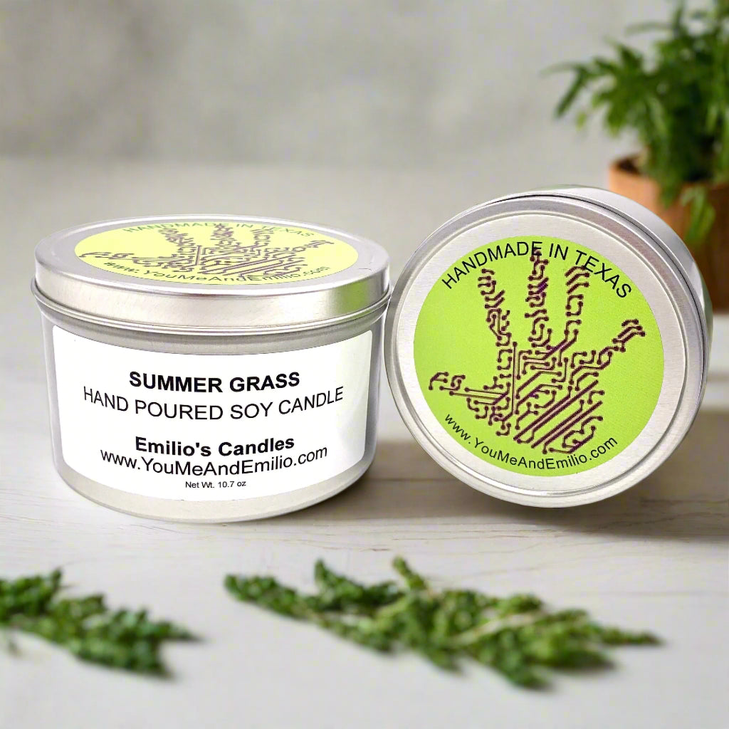 Summer Grass Soy Candle

Our Summer Grass Soy Candle is a delightful fragrance that brings the essence of a sunny summer day into your home. Immerse yourself in the invigorating scent of freshly cut grass, capturing the warm and inviting aroma of a vibrant green lawn.