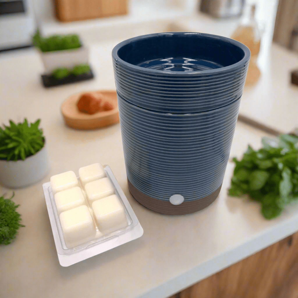 Teal Soy Wax Warmer - You Me and Emilio