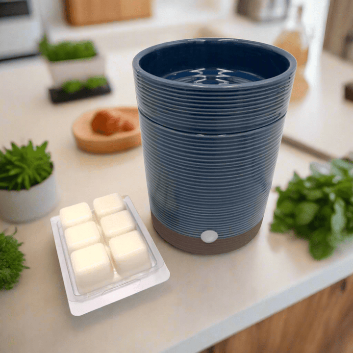 Teal Soy Wax Warmer - You Me and Emilio