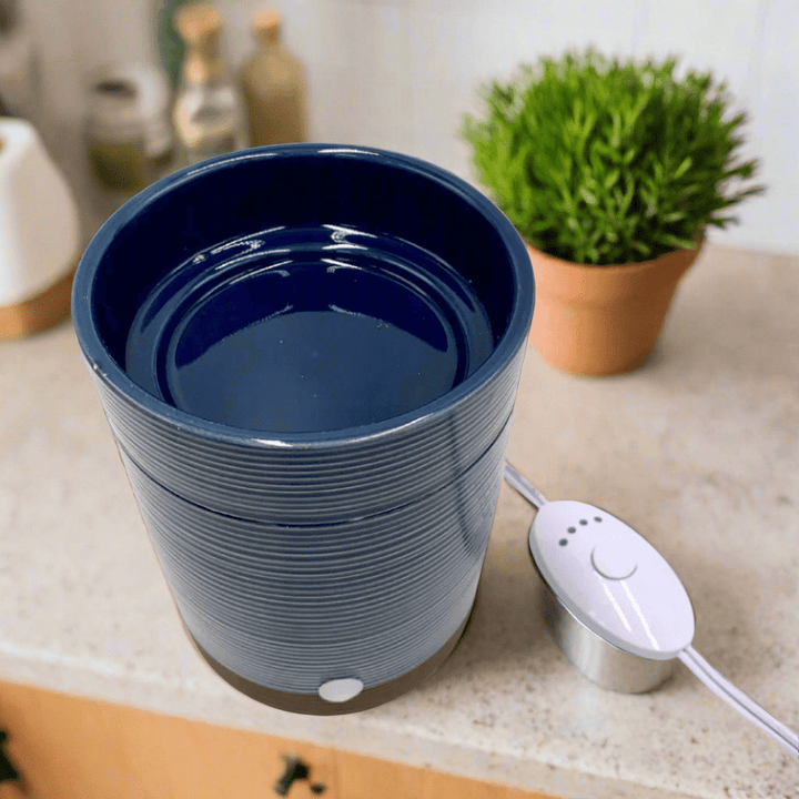 Teal Soy Wax Warmer - You Me and Emilio