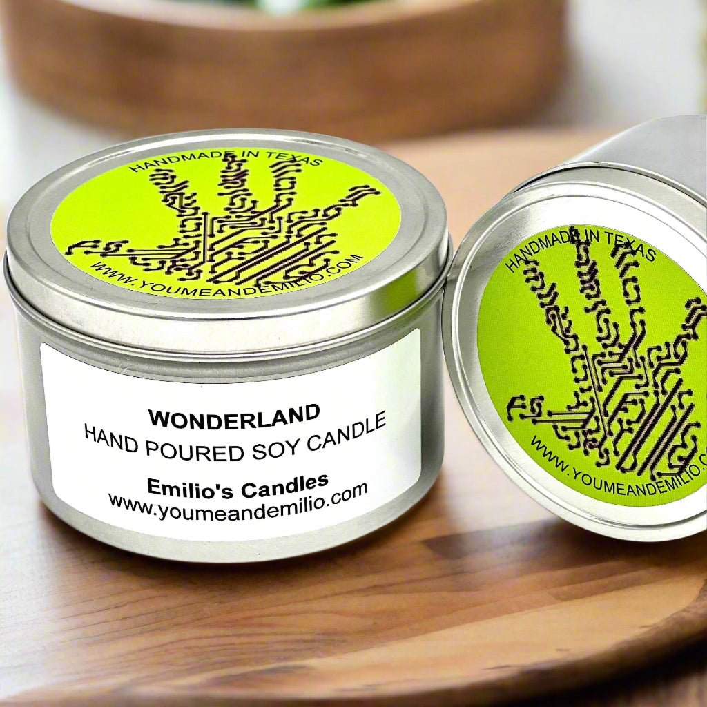 Wonderland Soy Candle - You Me and Emilio
