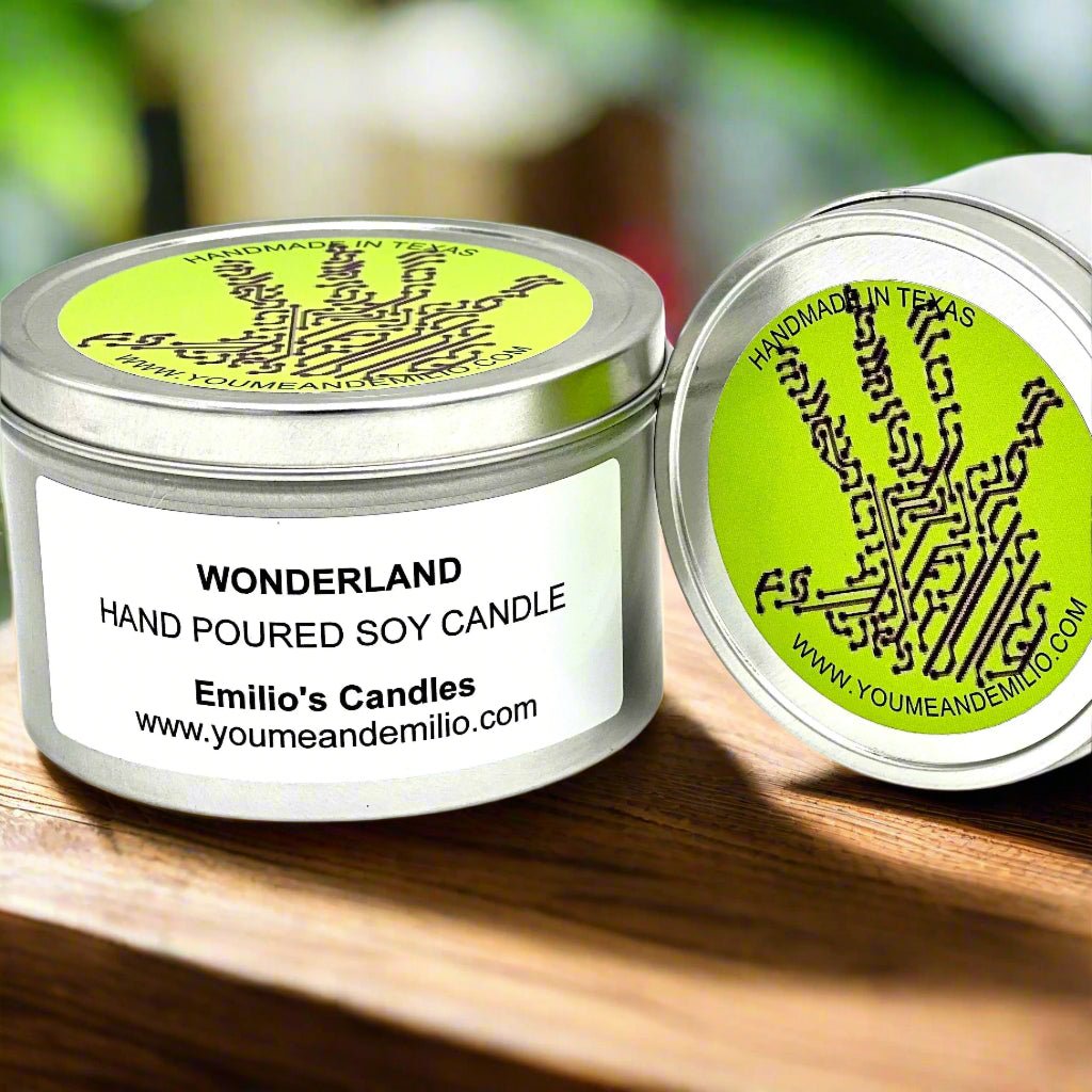Wonderland Soy Candle - You Me and Emilio