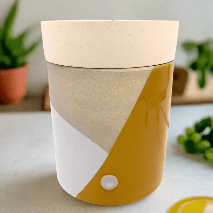 Yellow Soy Wax Warmer - You Me and Emilio